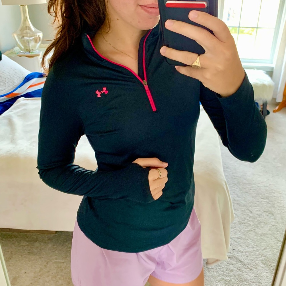 Under Armour long-sleeve running quarter-zip